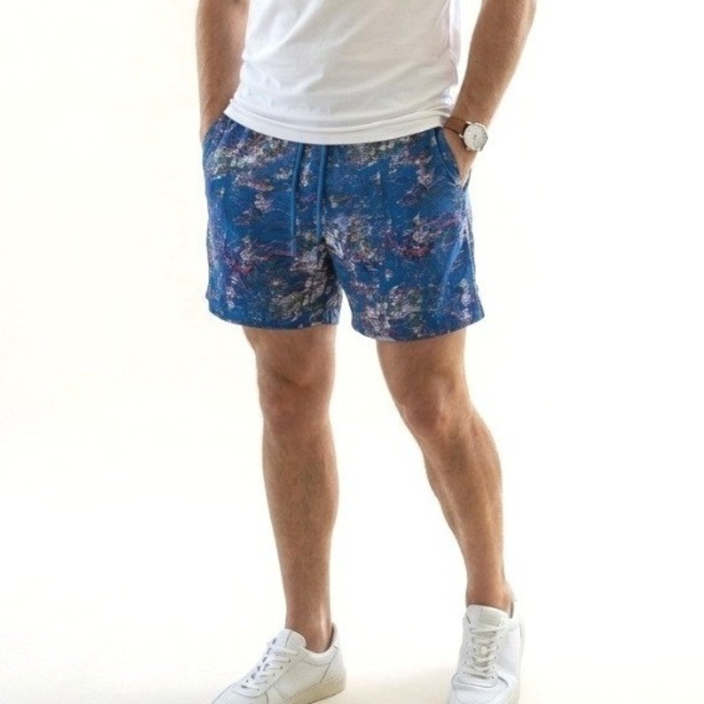 Lululemon Mens Small Pace Breaker Lined Shorts 7" Athletic Colorful